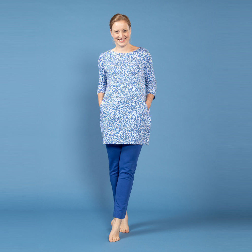 O-Kleid mit Taschen