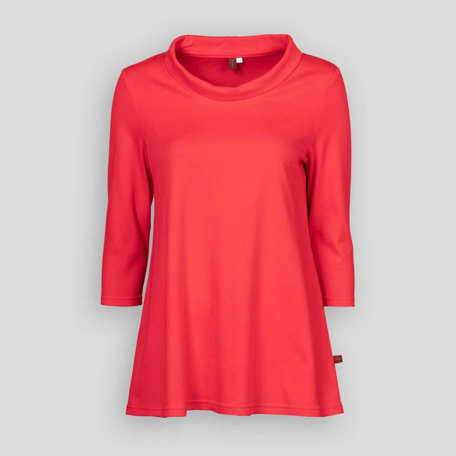 A-Linienshirt mit Kragen
