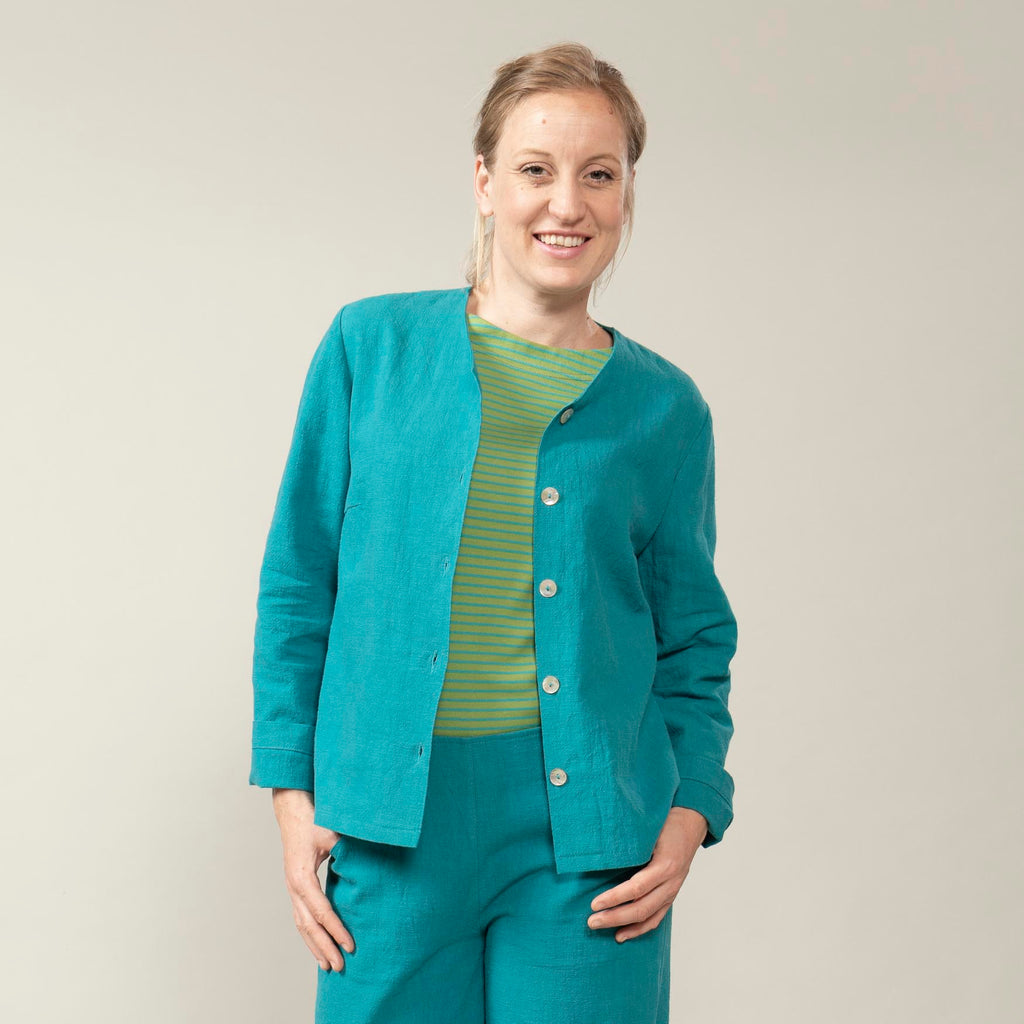 Blusenjacke Leinen – Fanni