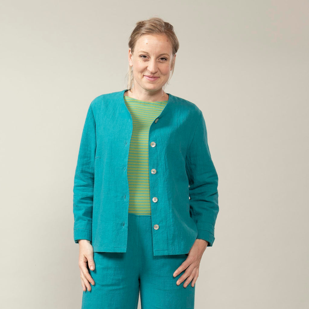Blusenjacke Leinen – Fanni
