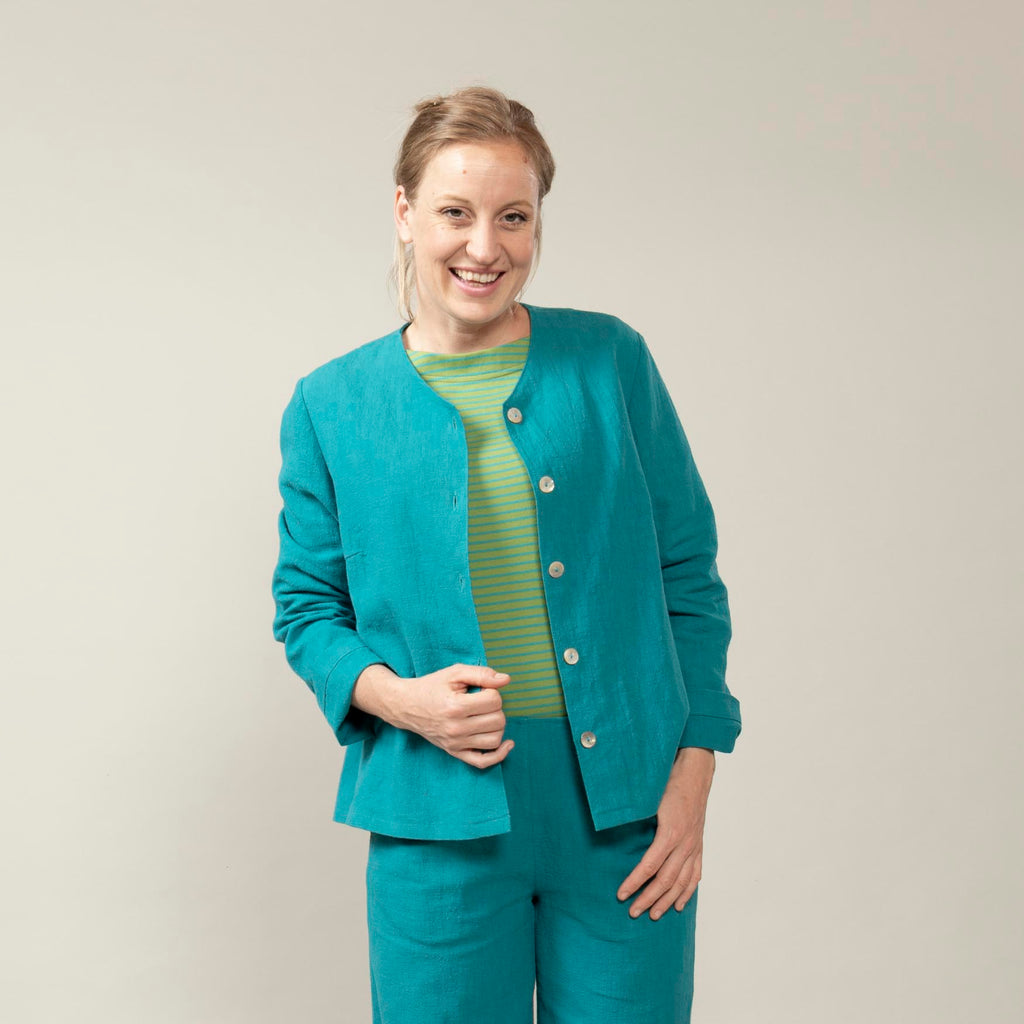 Blusenjacke Leinen – Fanni