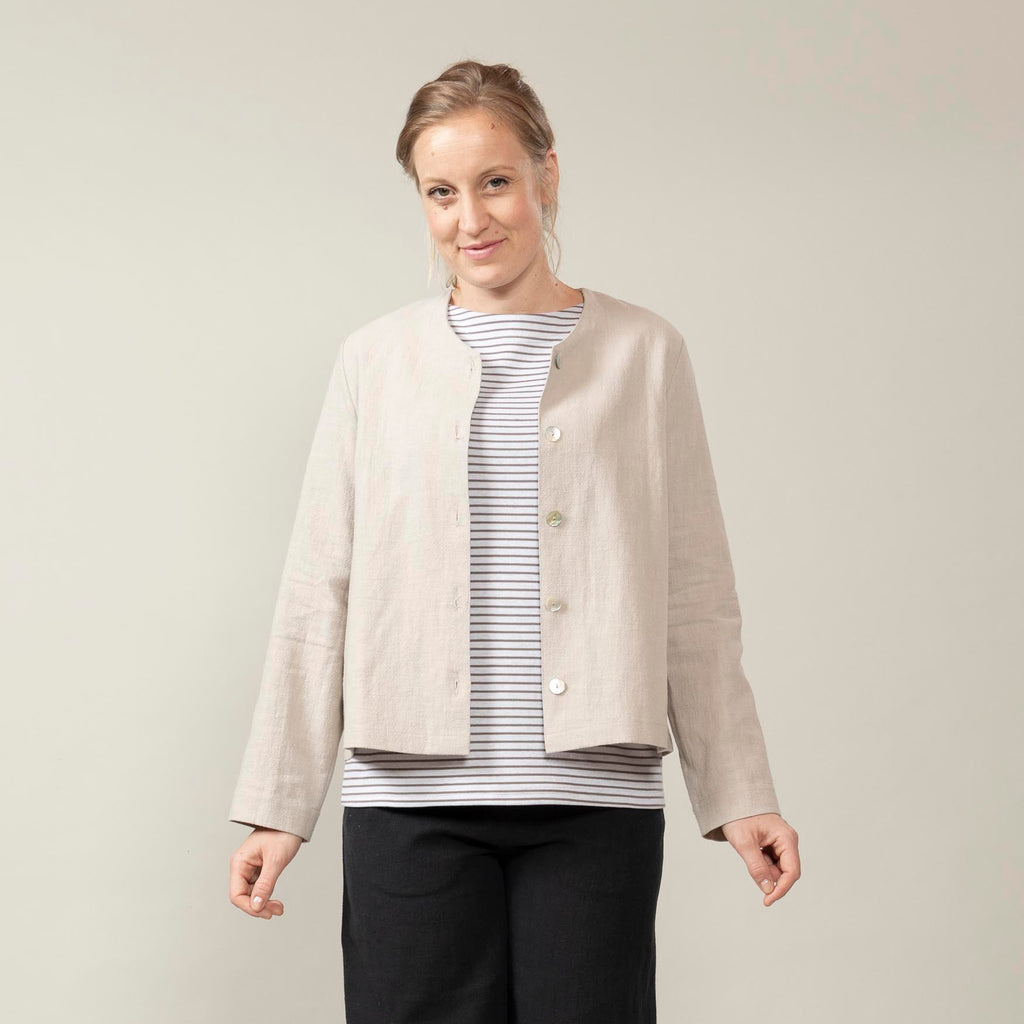 Blusenjacke Leinen – Fanni