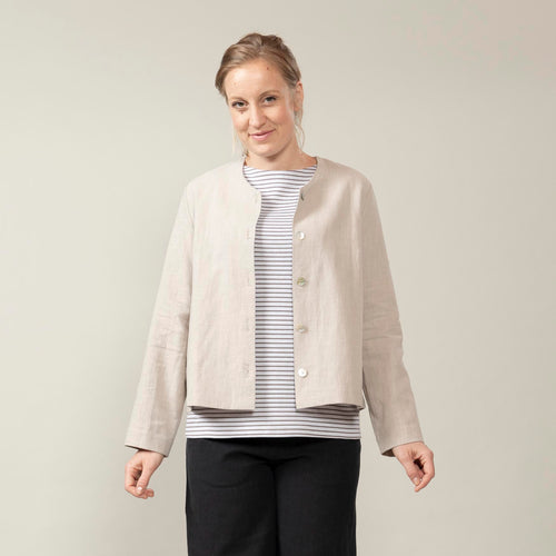 Blusenjacke Leinen – Fanni