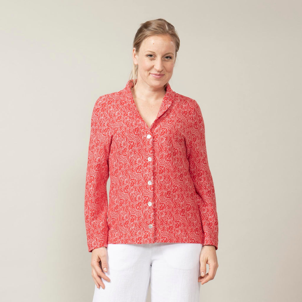 Schalkragenjacke