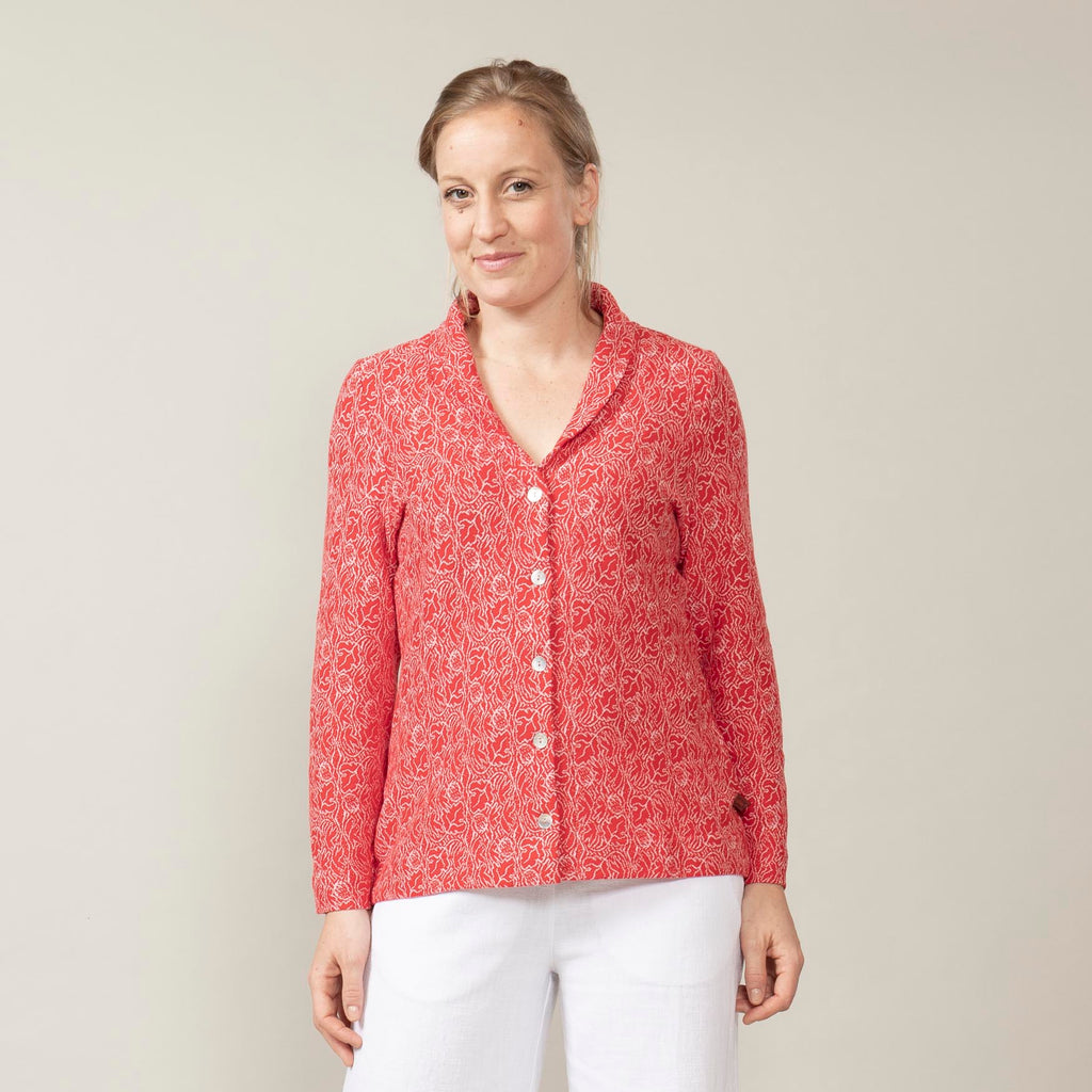Schalkragenjacke