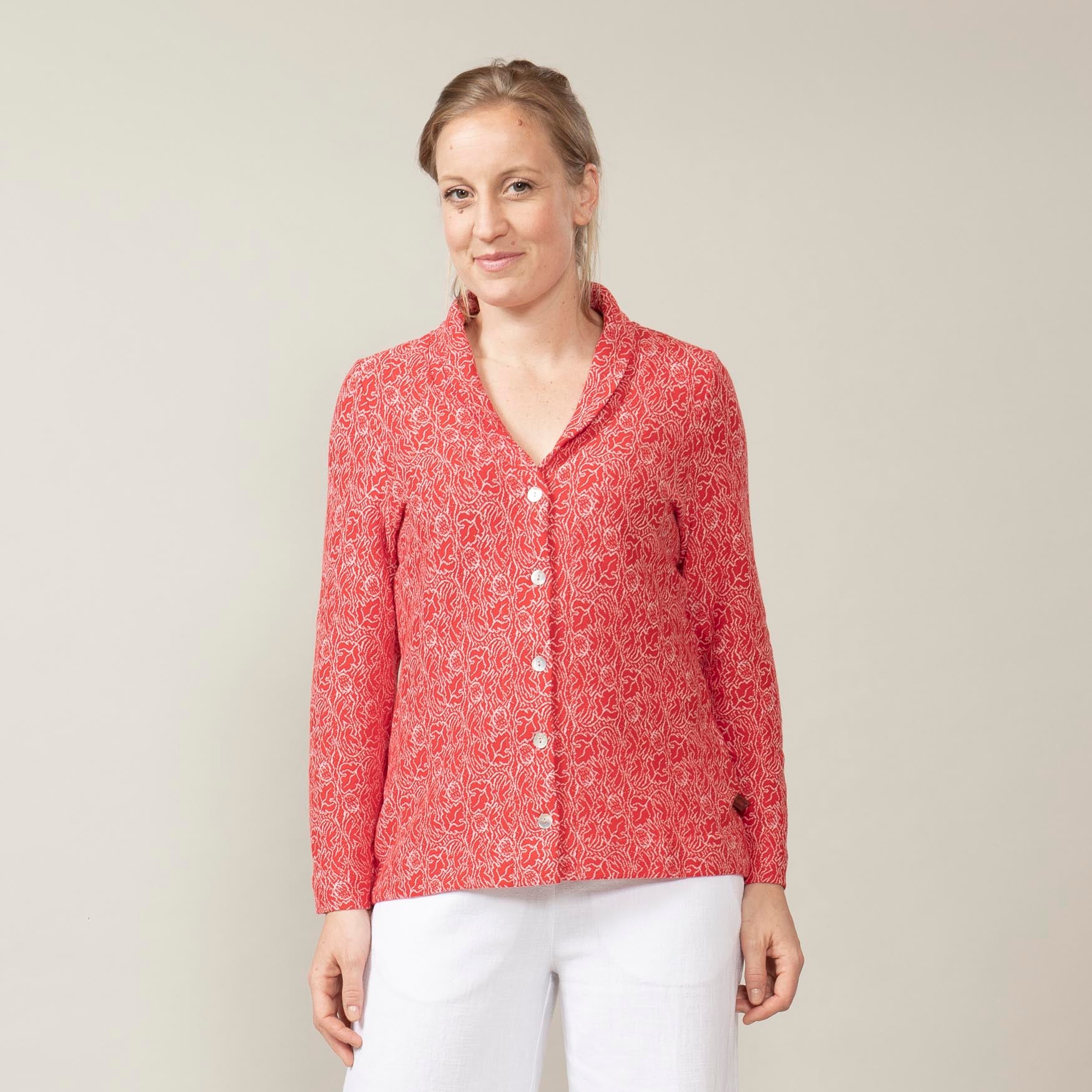 Schalkragenjacke