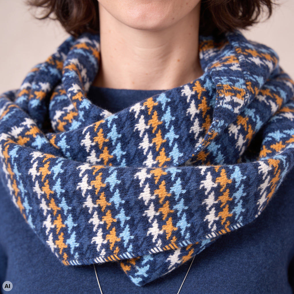Loop blau – Detailansicht, mit KI bearbeitet