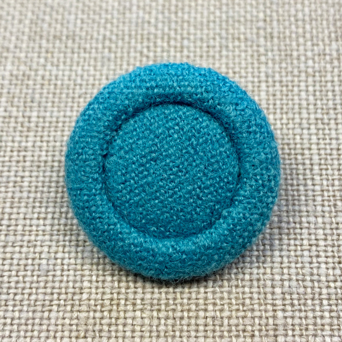Wollknöpfe uni | blau-grün 44" – 5er-Set