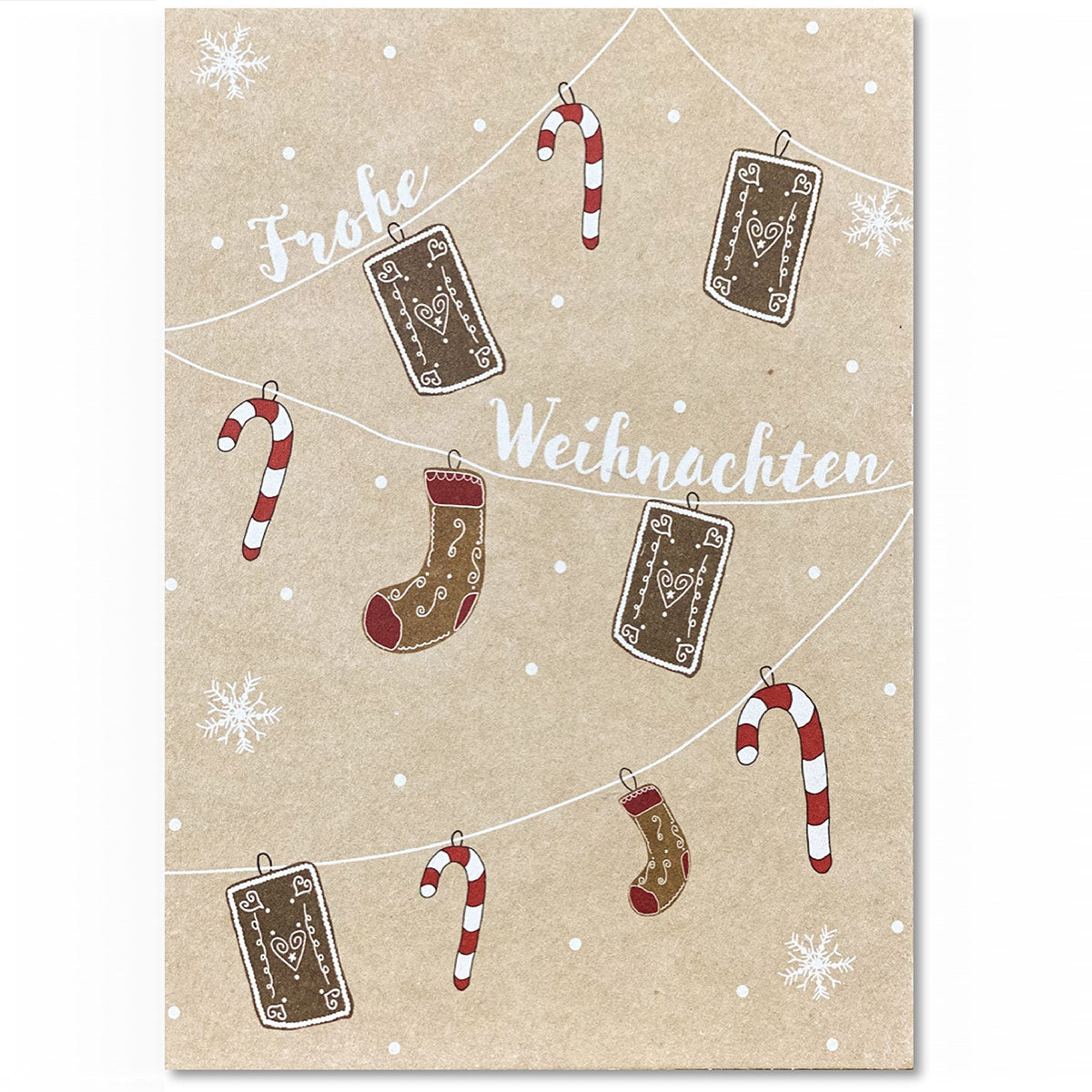 Grußkarte – Frohe Weihnachten