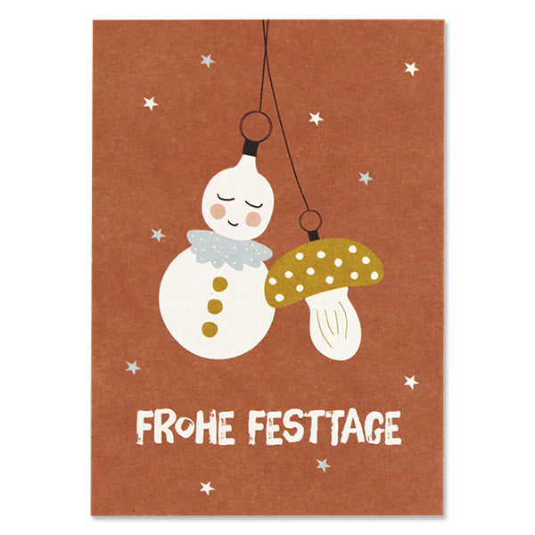 Postkarte – Frohe Festtage