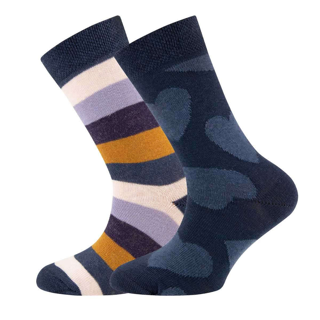 Socken Herzen-Ringel | 2er-Pack