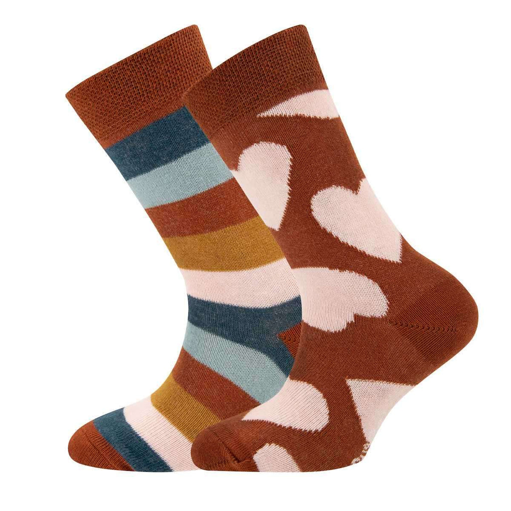 Socken Herzen-Ringel | 2er-Pack