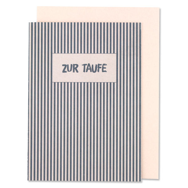 Grußkarte – Zur Taufe