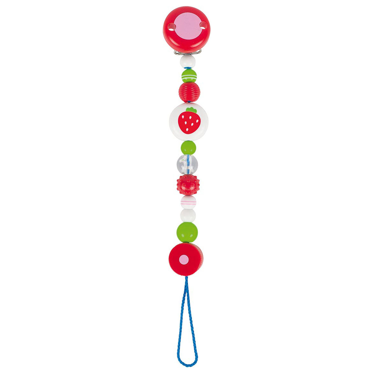 Schnullerkette – Erdbeere