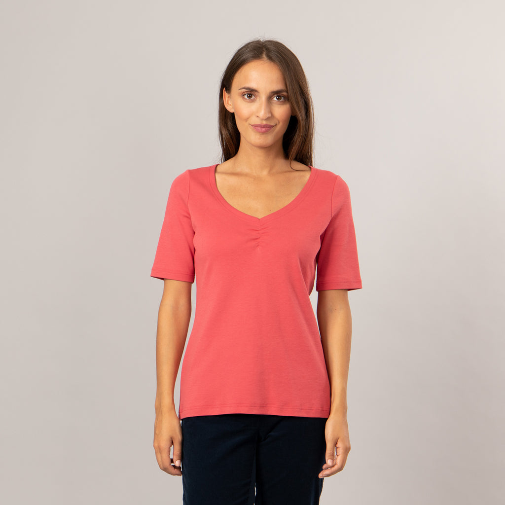 T-Shirt mit Gummi