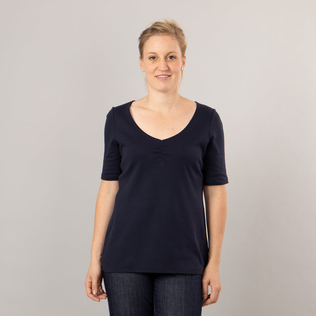 T-Shirt mit Gummi