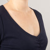 T-Shirt mit Gummi