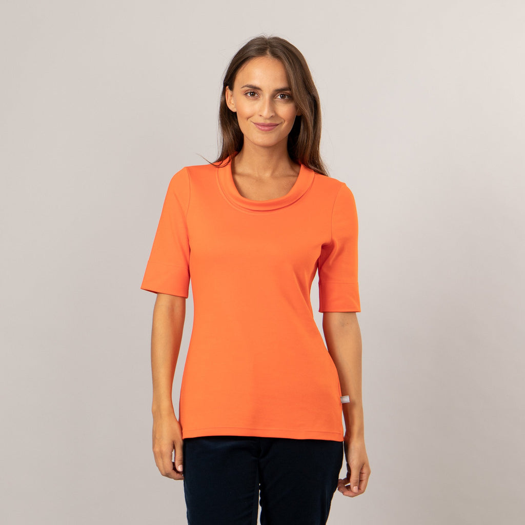 T-Shirt mit Klappkragen