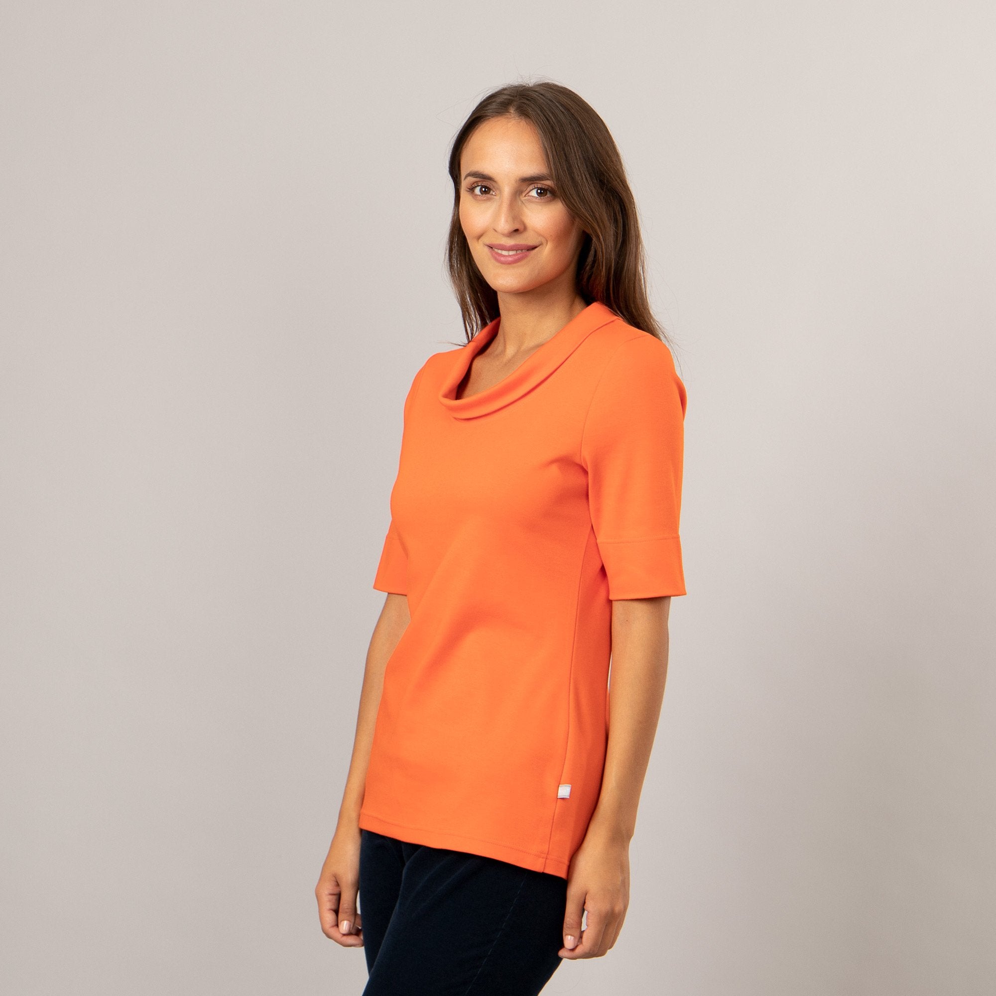 T-Shirt mit Klappkragen