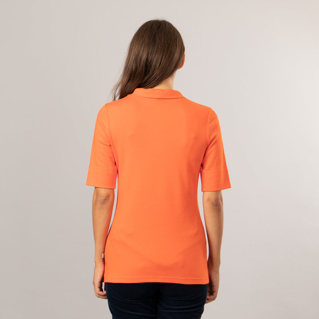 T-Shirt mit Klappkragen
