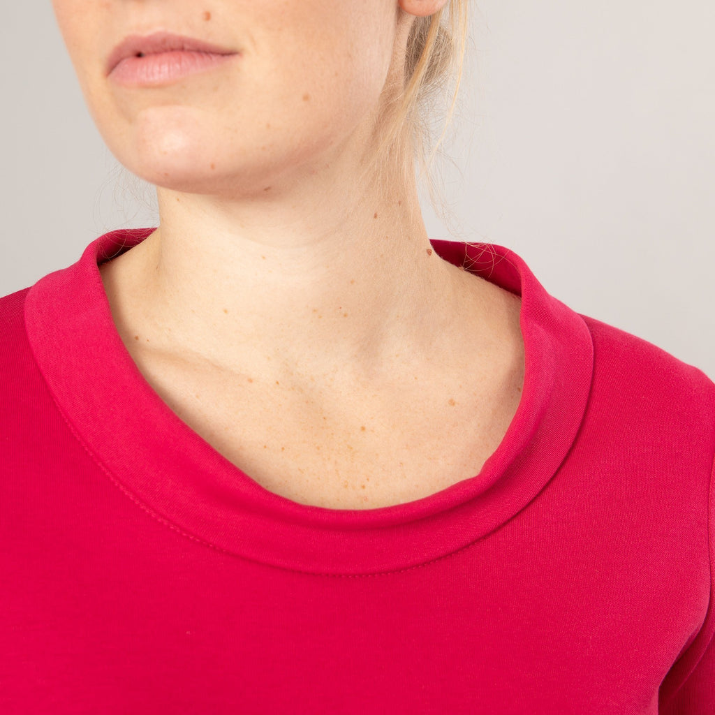 T-Shirt mit Klappkragen