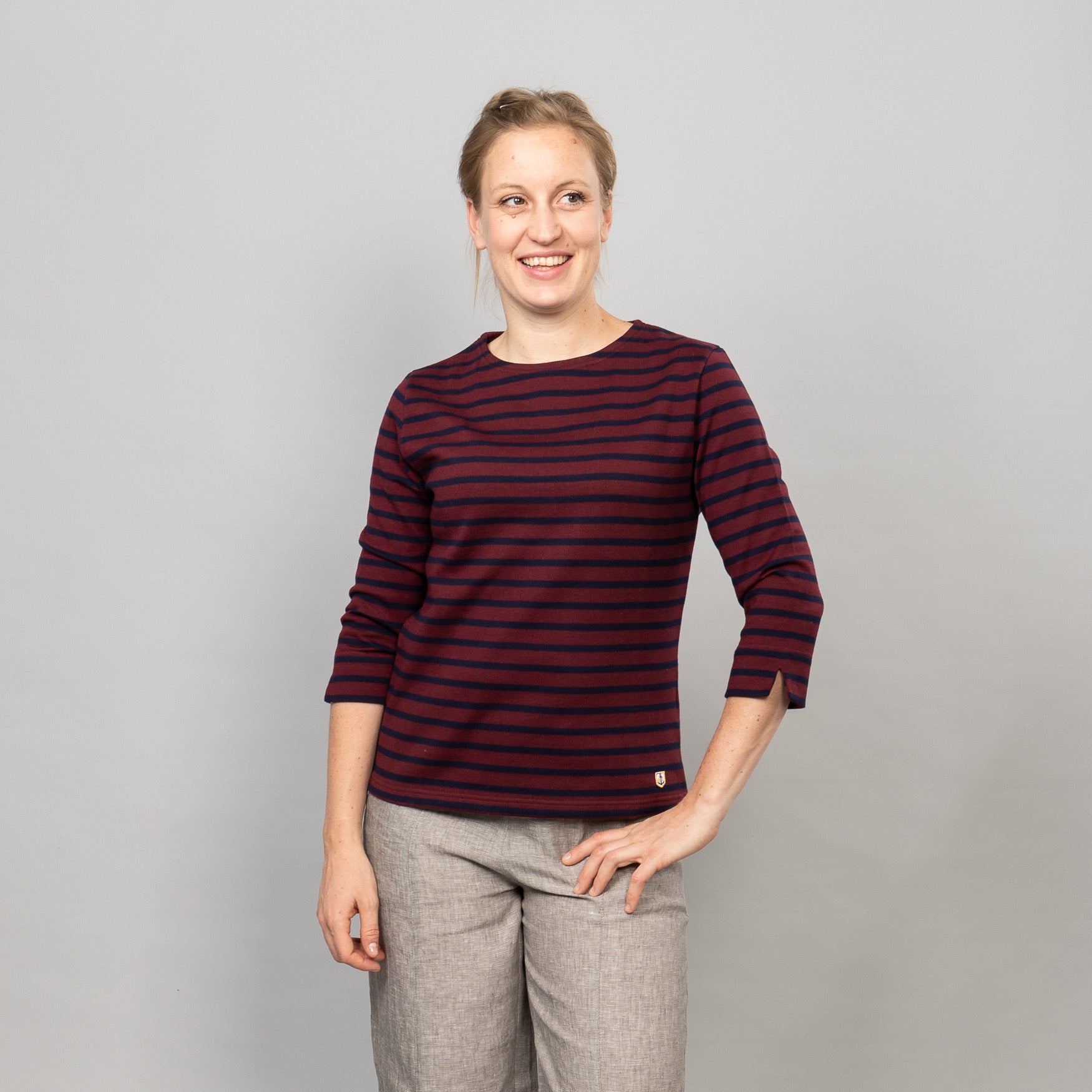 Pullover mit 3/4-Ärmel