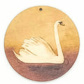 Anhänger rund – Schwan