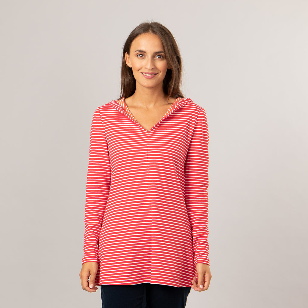 Kapuzenshirt – Ringel