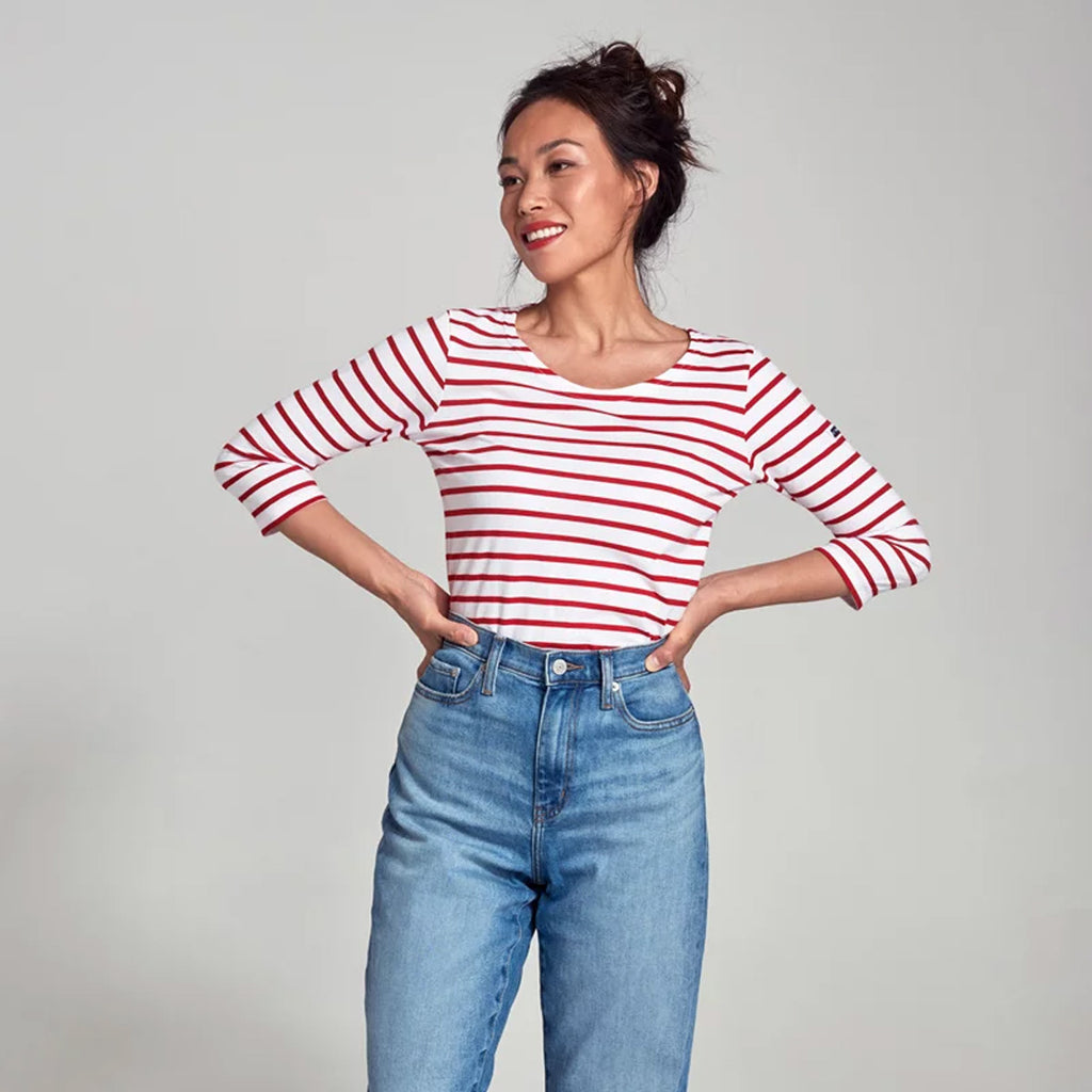 Matrosenshirt mit 3/4-Arm