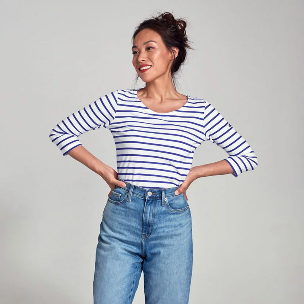 Matrosenshirt mit 3/4-Arm