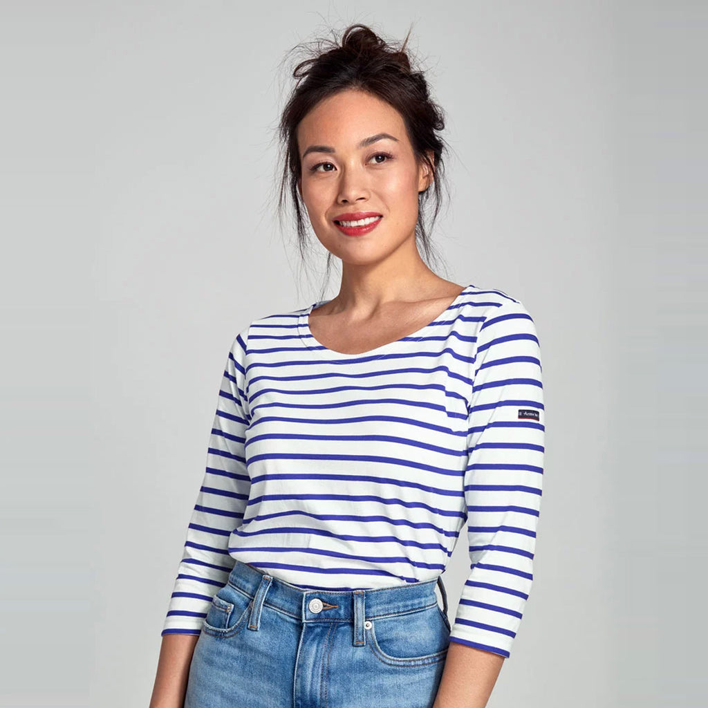 Matrosenshirt mit 3/4-Arm