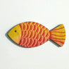 Magnet – Fisch gelb-rot
