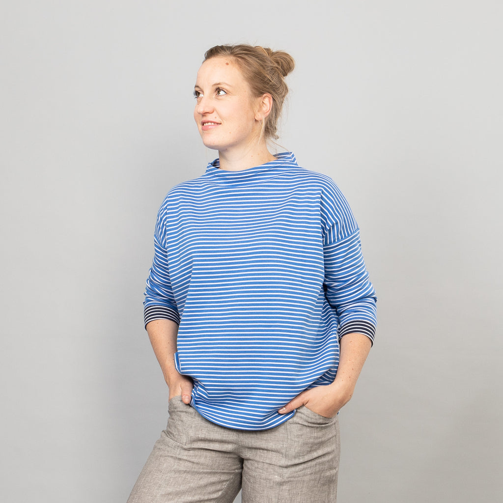Turtleneckshirt weit – Ringel