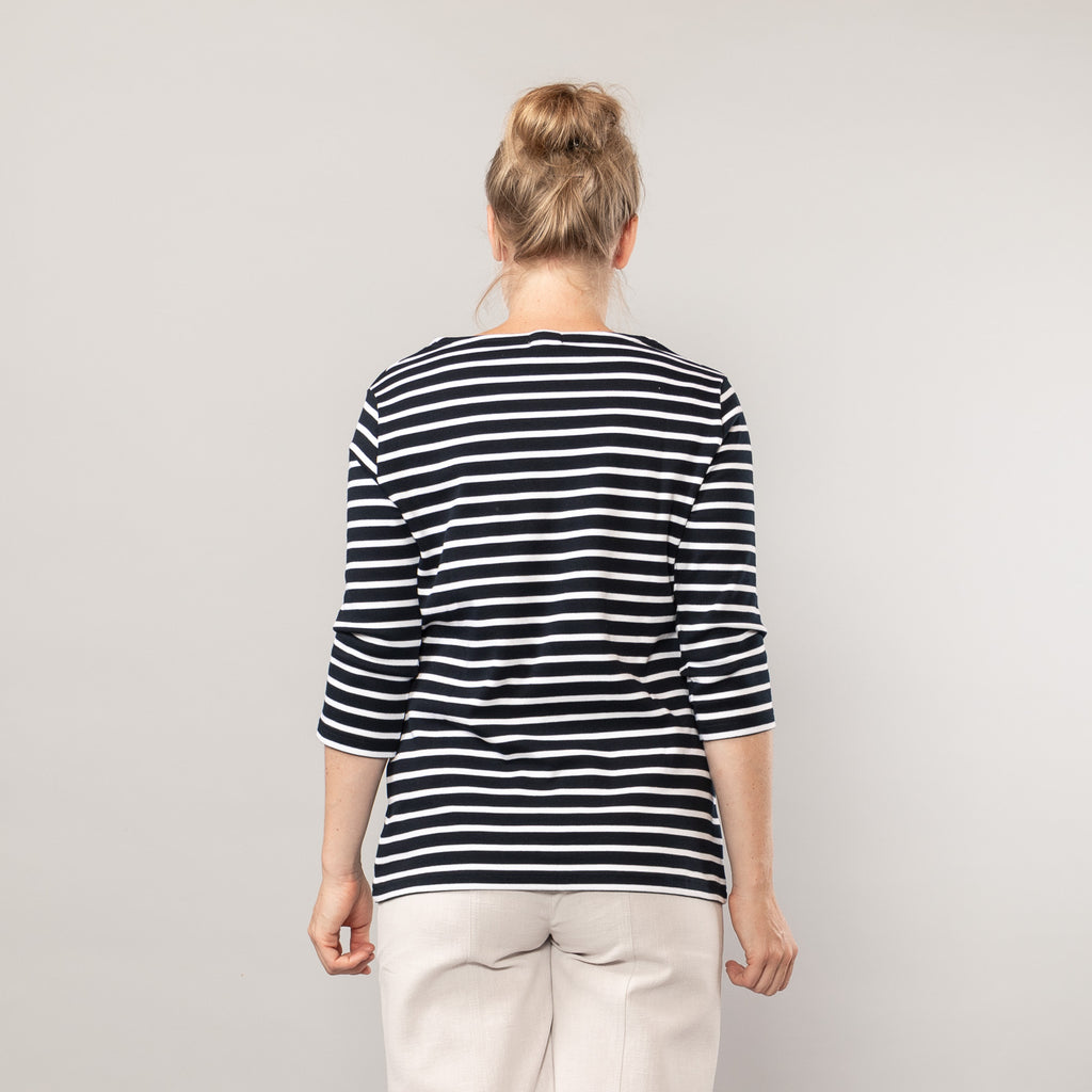 Ringelshirt mit 3/4-Arm