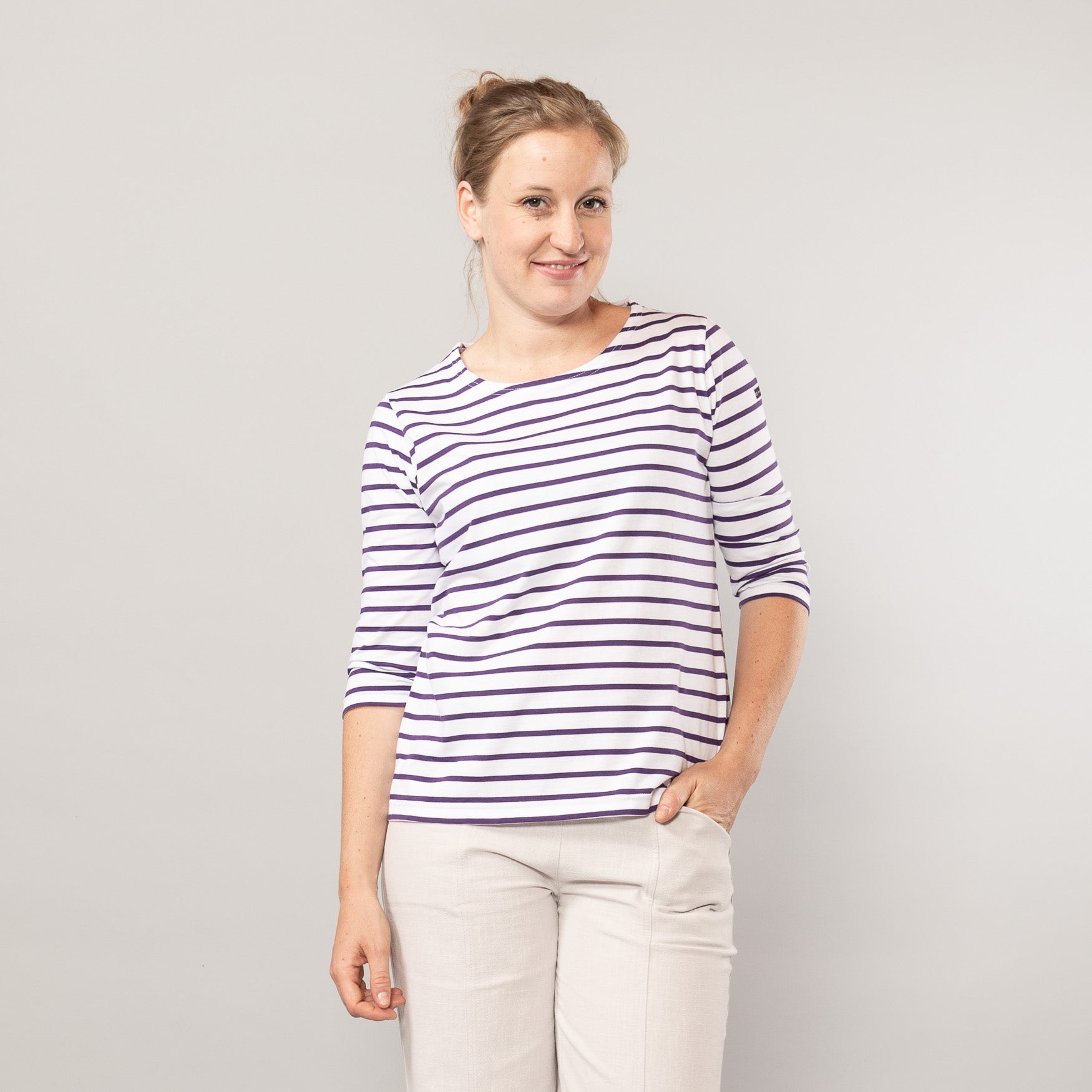 Matrosenshirt mit 3/4-Arm