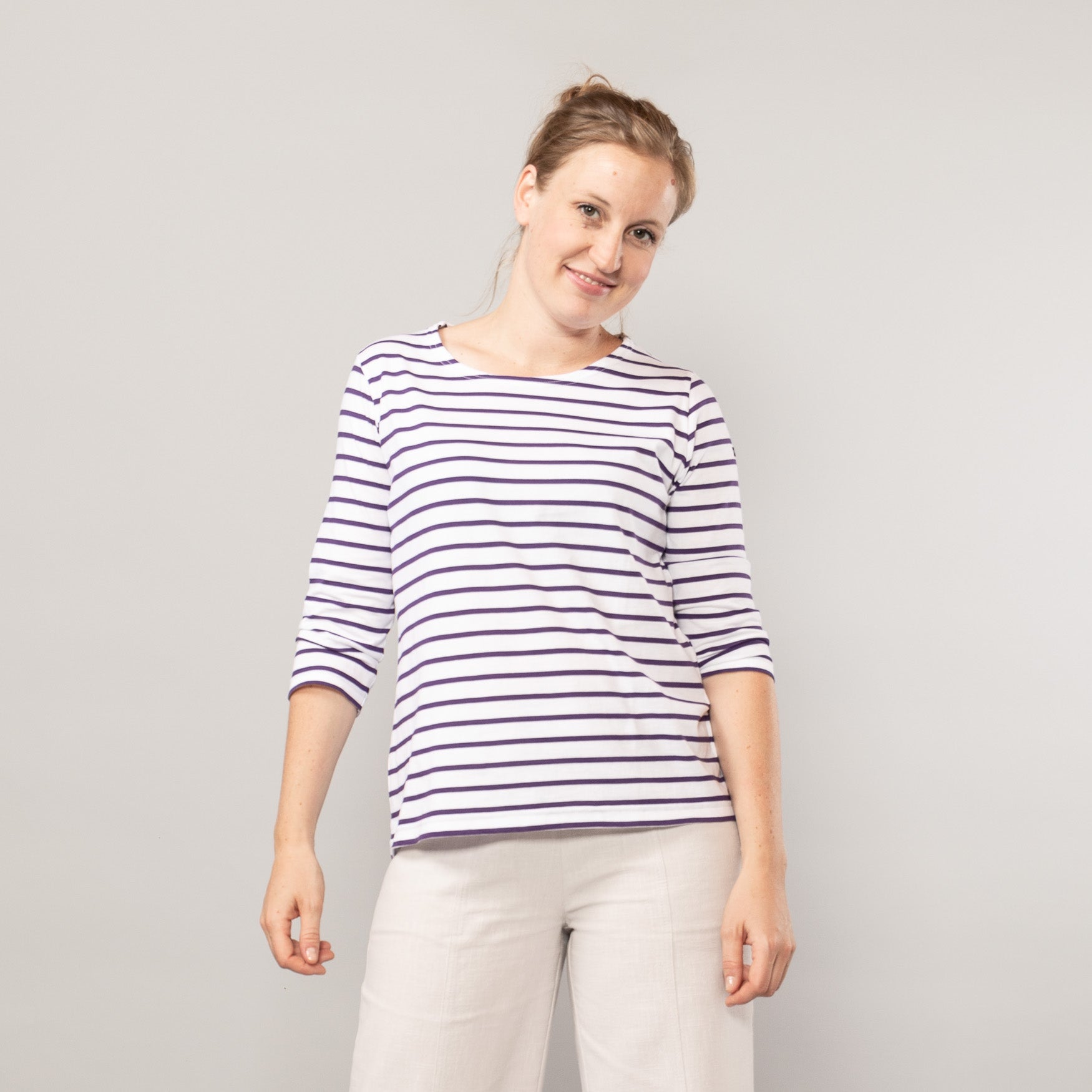 Matrosenshirt mit 3/4-Arm