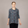 A-Linienshirt mit Kragen – bedruckt
