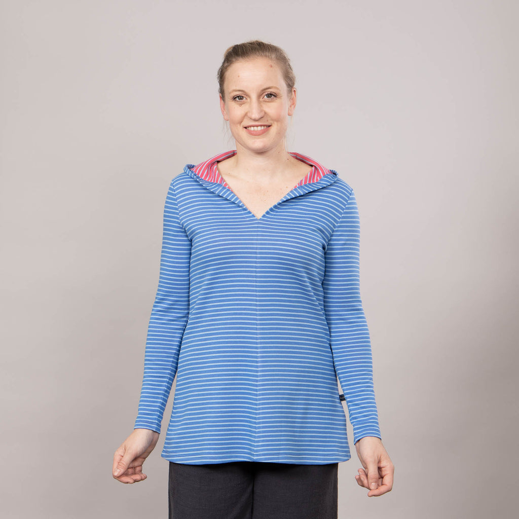 Kapuzenshirt – Ringel