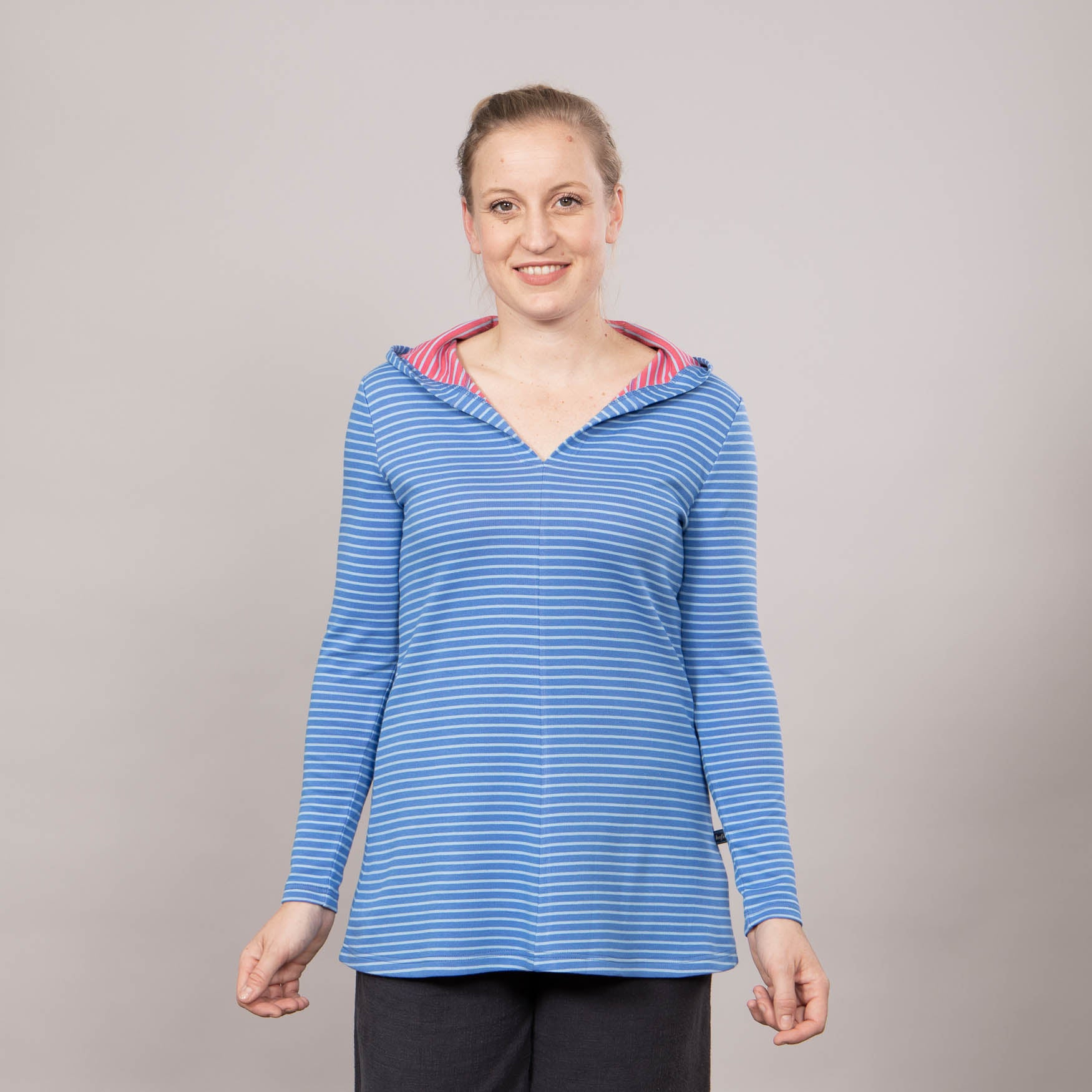 Kapuzenshirt – Ringel