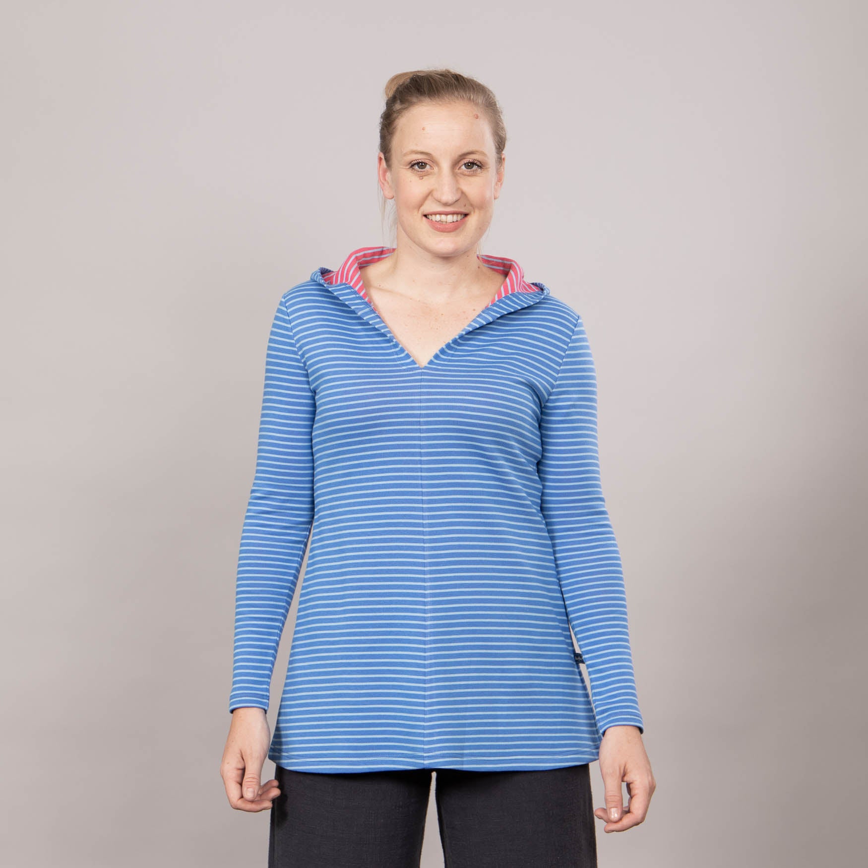Kapuzenshirt – Ringel