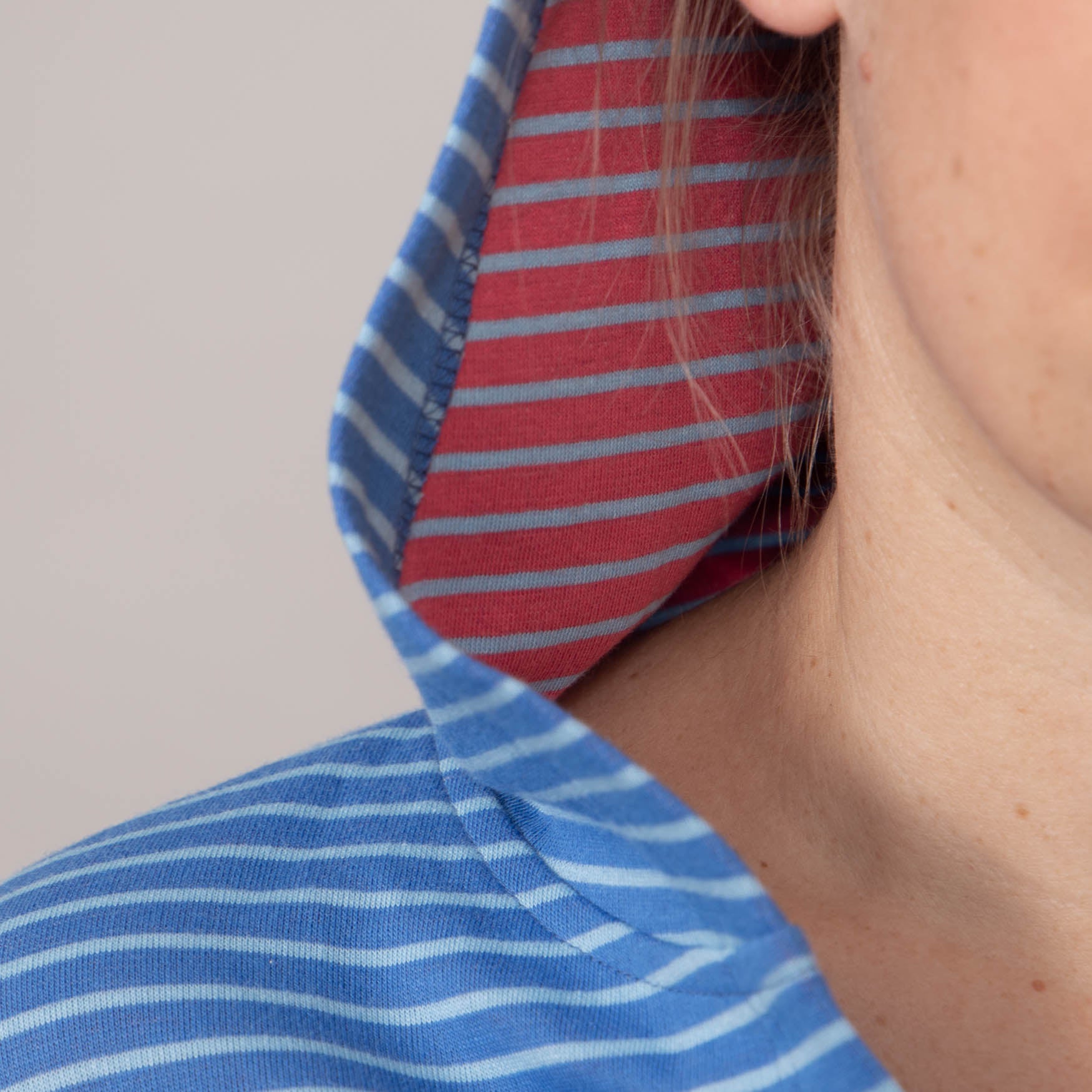 Kapuzenshirt – Ringel