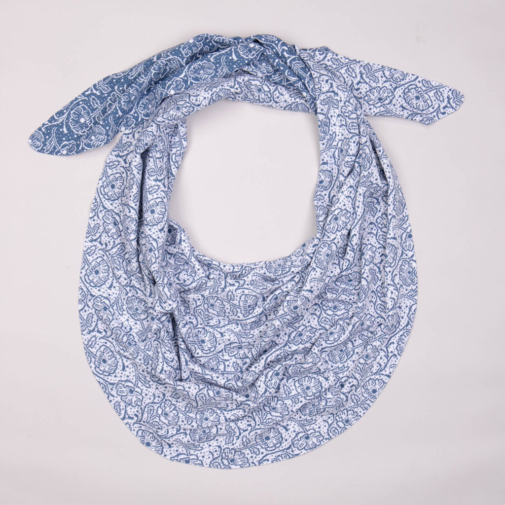 Dreiecktuch – floral | Bio-Baumwolle fein