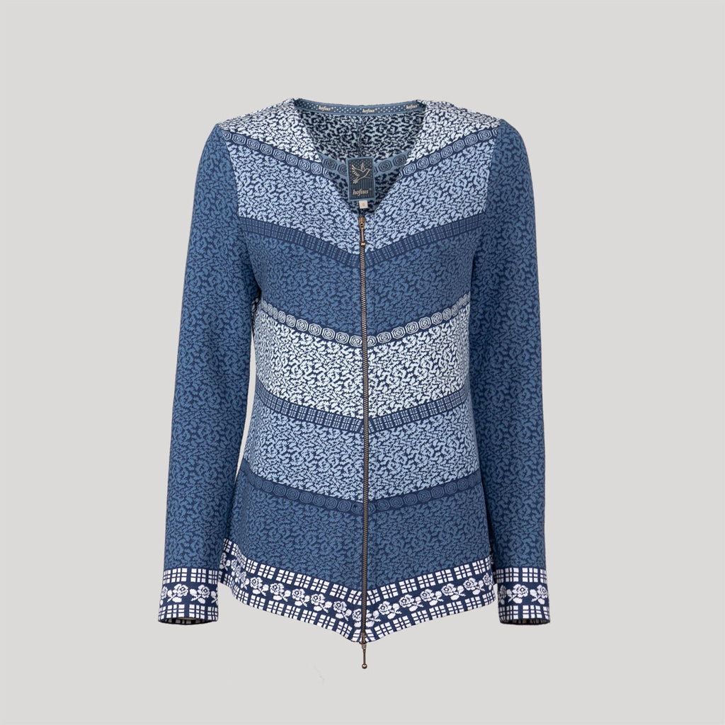 Zipfeljacke mit Reißverschluss
