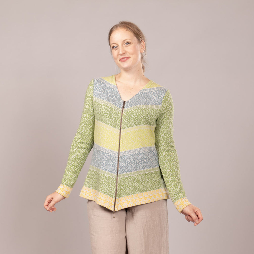 Zipfeljacke mit Reißverschluss