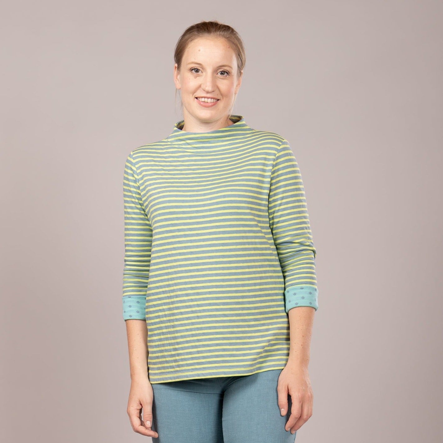 Turtleneckpullover – Ringel