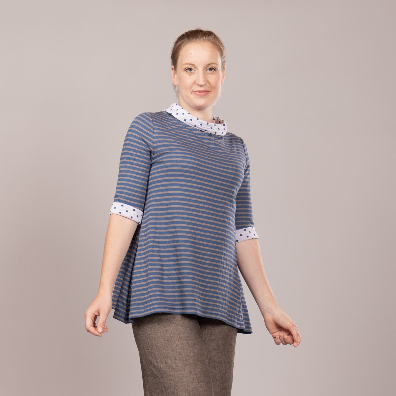 A-Linienpullover – Ringel
