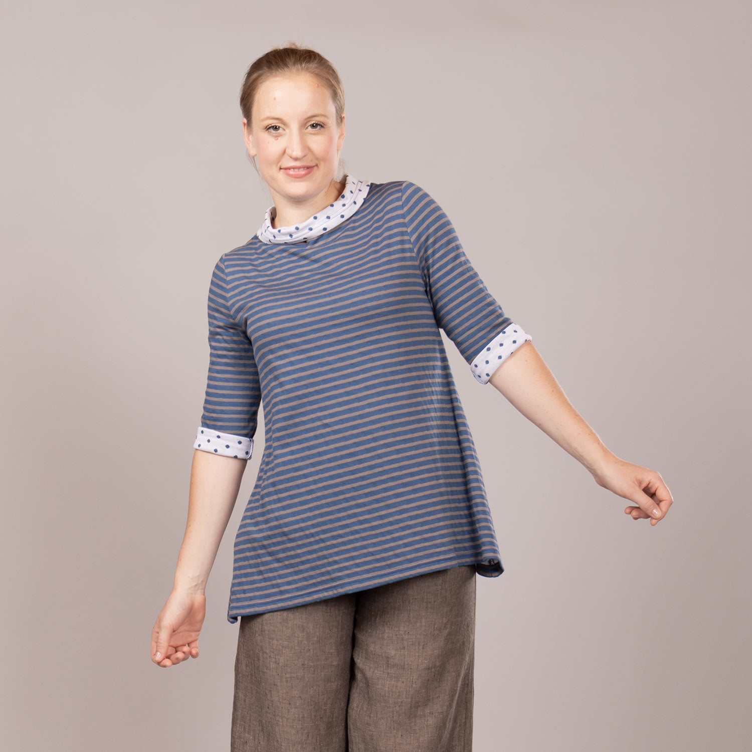 A-Linienpullover – Ringel