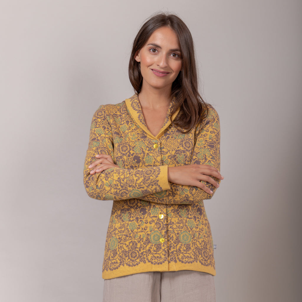 Schalkragenjacke