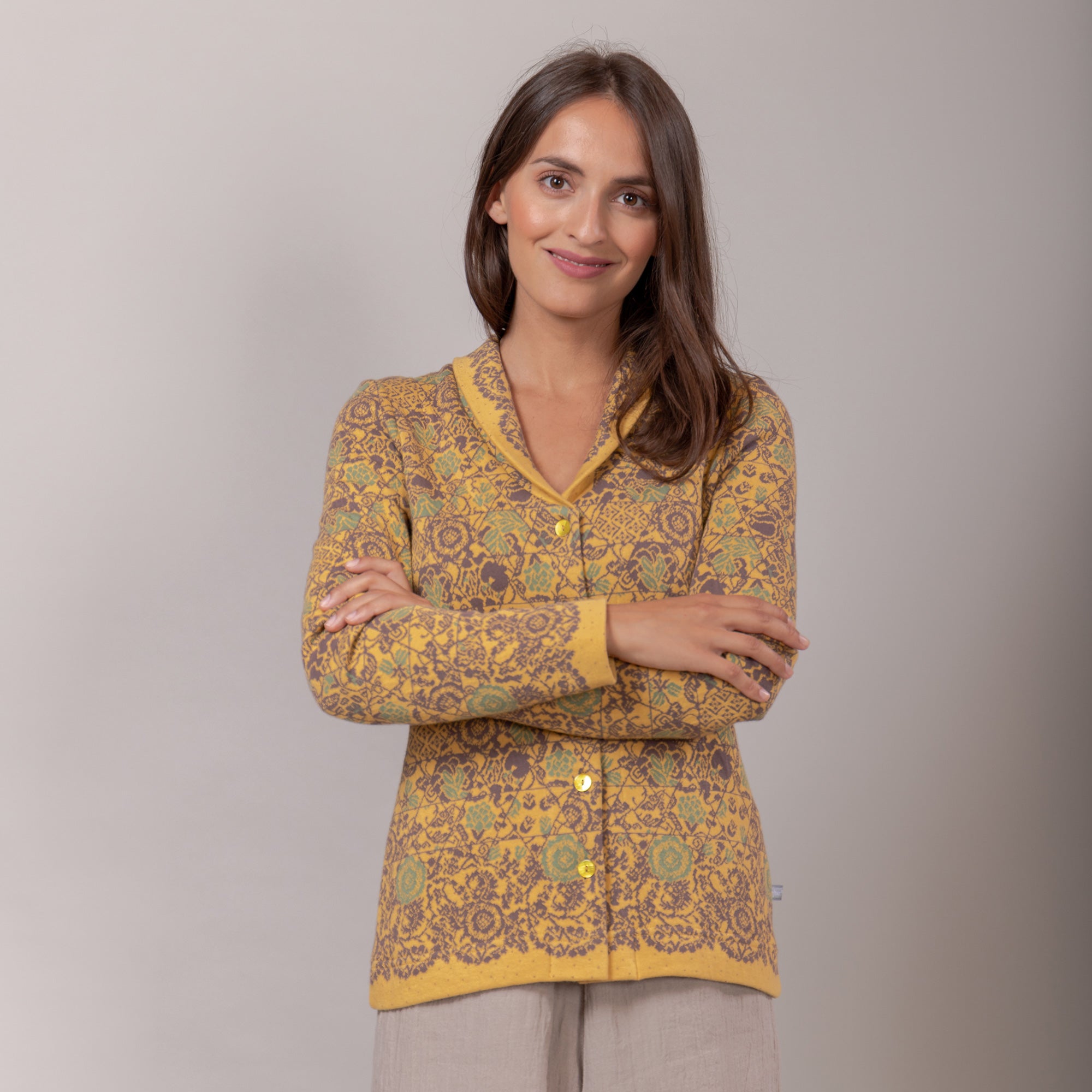 Schalkragenjacke