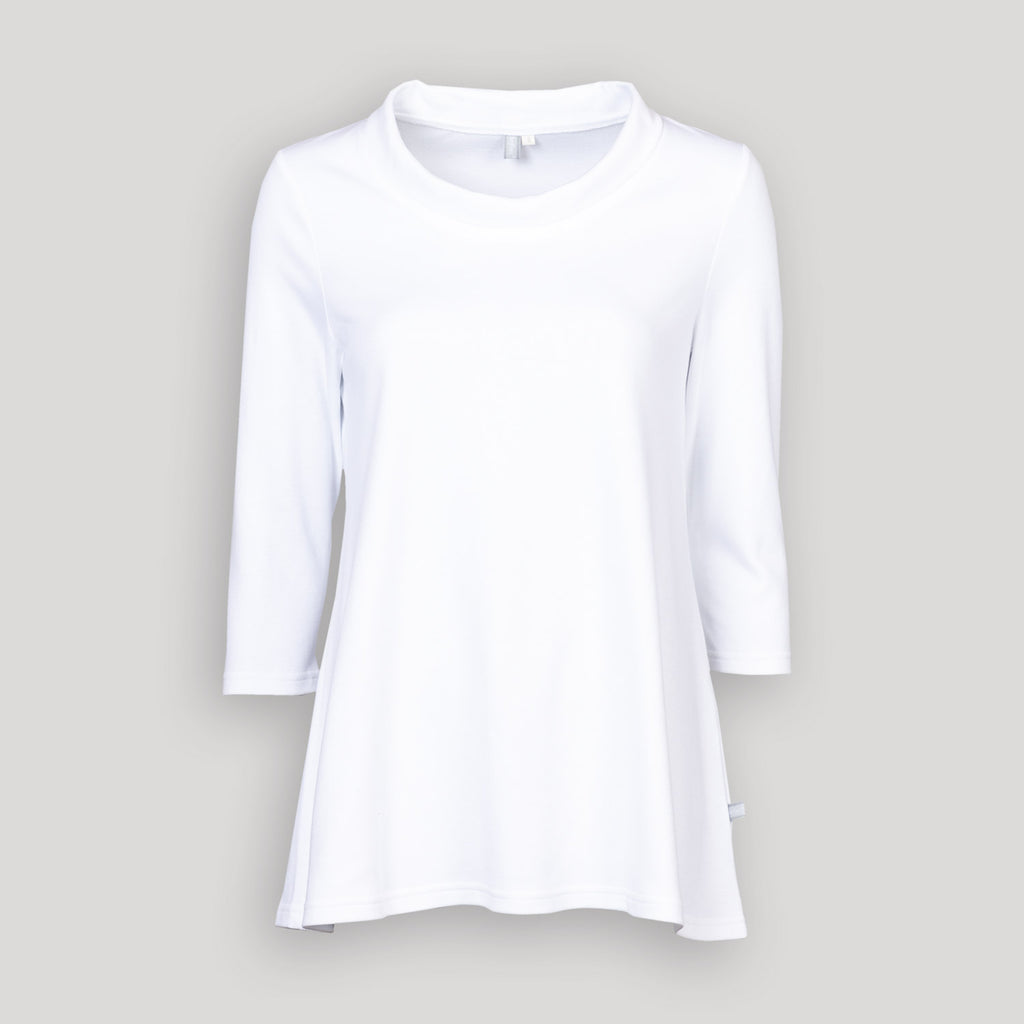 A-Linienshirt mit Kragen